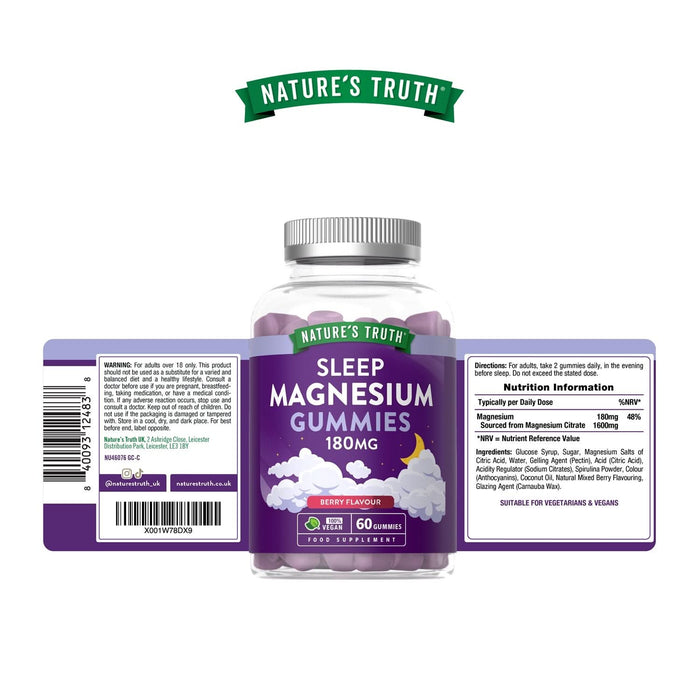 Nature's Truth Magnesium 60 Gummies
