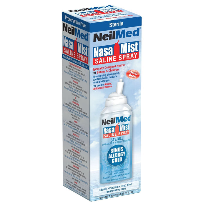 NeilMed Nasamist Saline Nasal Spray 75ml