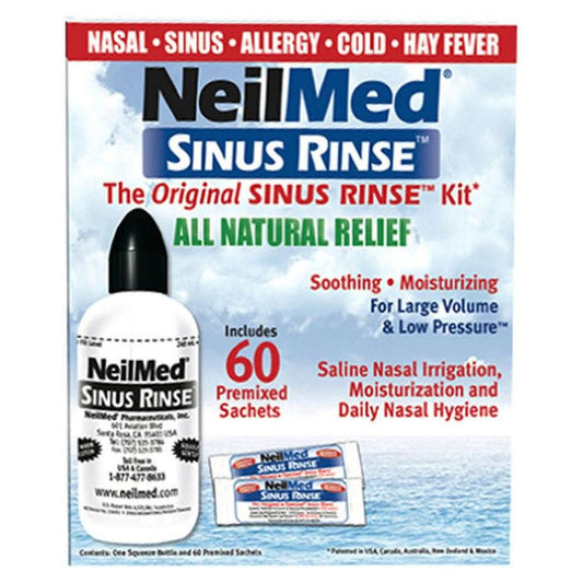 Neilmed Sinus Rinse Regular Kit 1 Nasal Irrigator and 60 Sachets
