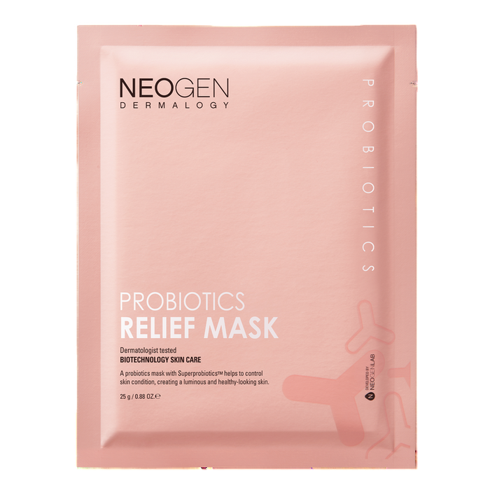 [NeoGen] Dermalogy Probiotics Relief Mask (25ml X 5 Sheets)-Luxiface.com