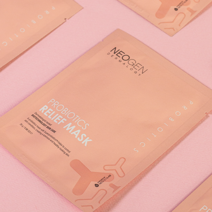 [NeoGen] Dermalogy Probiotics Relief Mask (25ml X 5 Sheets)-NeoGen-Luxiface