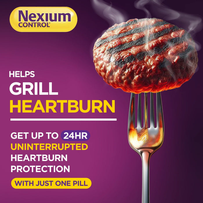 Nexium control heartburn and acid reflux relief 20mg capsules