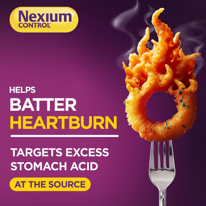 Nexium control heartburn and acid reflux relief 20mg capsules
