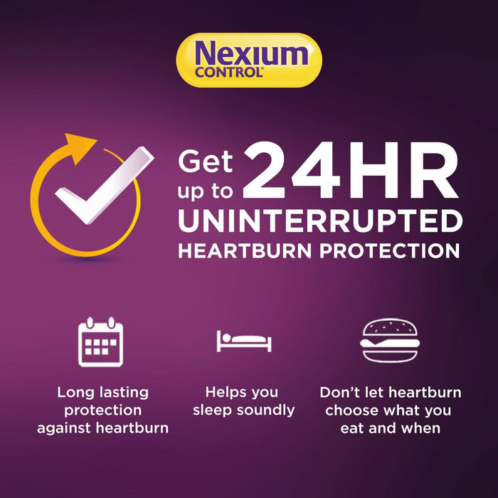 Nexium control heartburn and acid reflux relief 20mg capsules