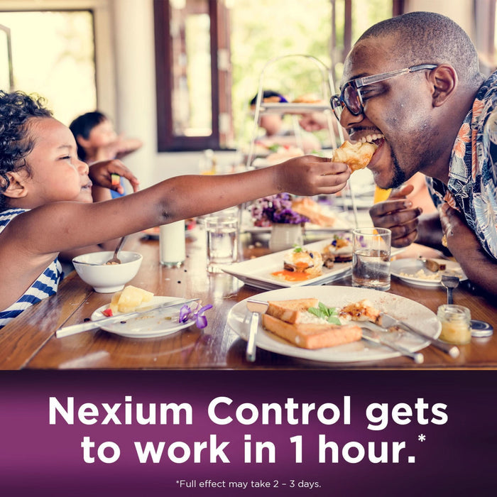 Nexium control heartburn and acid reflux relief 20mg capsules