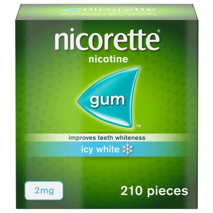 Nicorette Icy White 2mg Nicotine Gum