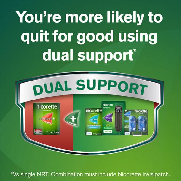 Nicorette Invisi Patch Step One 25mg 7 Pack