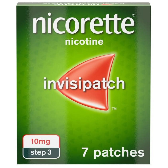 Nicorette Invisi Patch Step Three 10mg 7 Pack