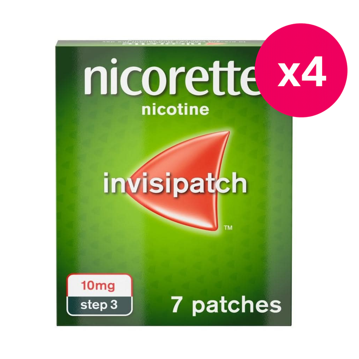 Nicorette Invisi Patch Step Three 10mg 7 Pack