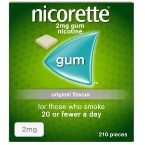 Nicorette Original Gum 2mg 105 Pieces