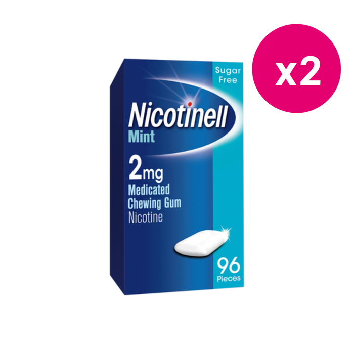 Nicotinell 2mg Mint Gum 96 Pieces