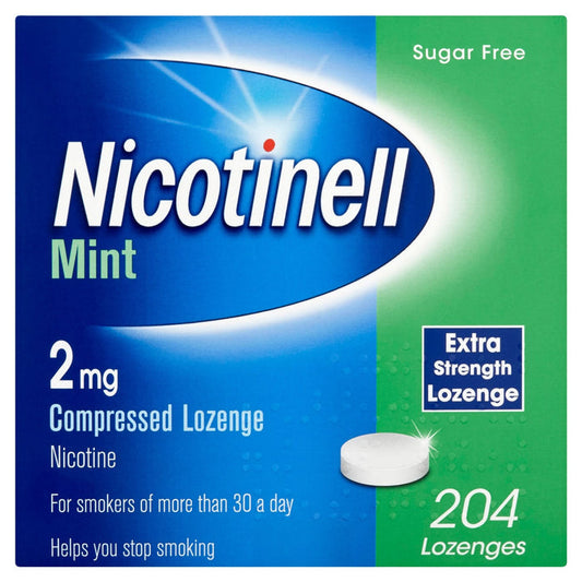 Nicotinell 2mg Mint Lozenges 204 Pieces