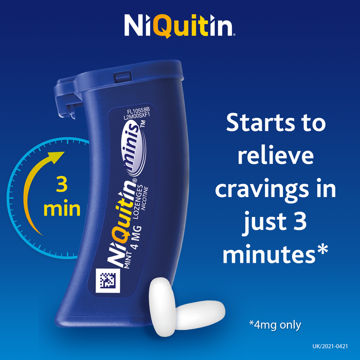 NiQuitin Minis 4mg Mint 60 Lozenges