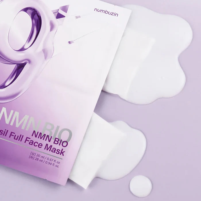 No.9+ NAD+ BIO Lifting-Sil Full Cover Facial Mask Set (4ea)