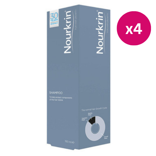 Nourkrin Shampoo For Hair Growth 150ml x4