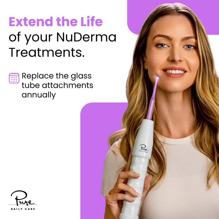 NuDerma Professional Neon and Argon Gas Replacement Tube Set
