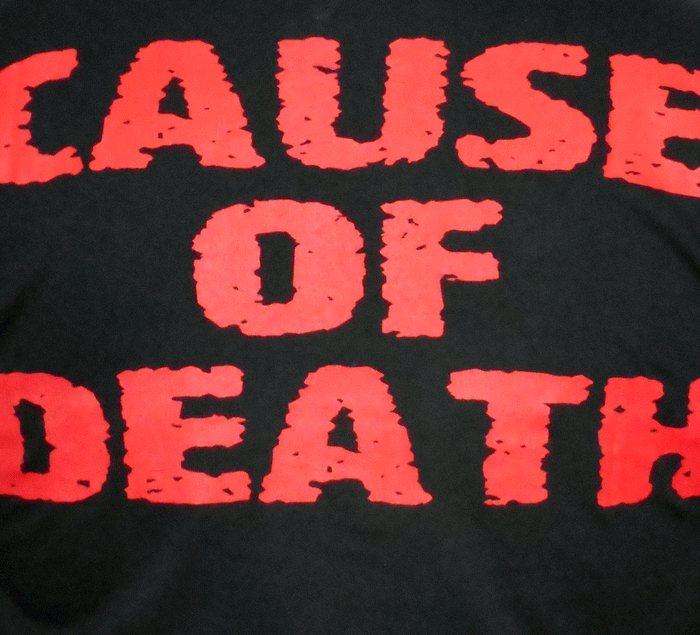 OBITUARY (Cause Of Death) Men's T-Shirt