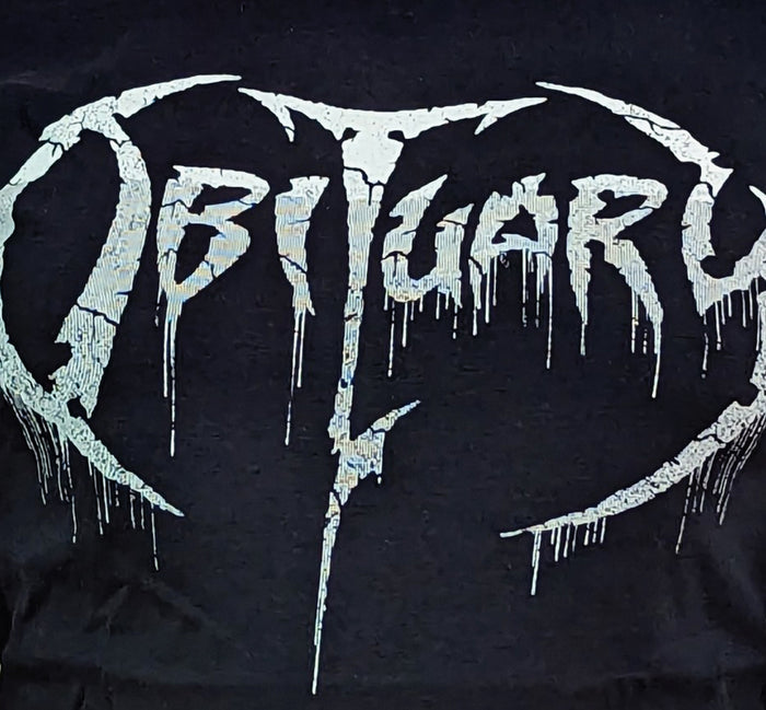 OBITUARY (Distressed Logo) Men's T-Shirt
