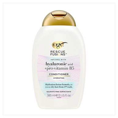 OGX Rescue Fusions Hyaluronic Acid + pro-vitamin B5 Conditioner 385ml