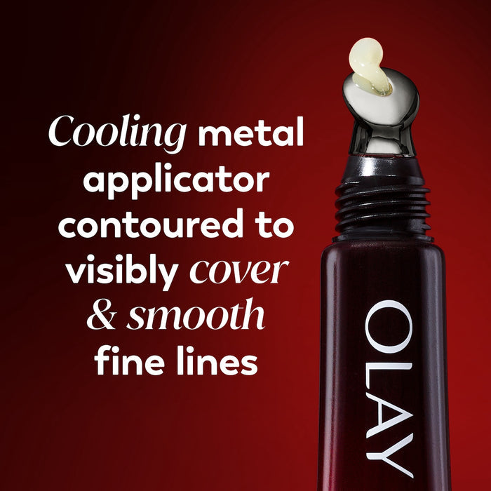 Regenerist Lip Plumping Treatment tube. Cooling metal applicator contoured to visibly smooth fine lines.