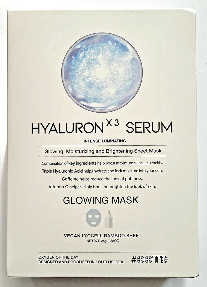 OOTD Hyaluron x3 Glowing Masks