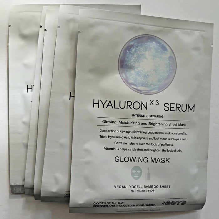OOTD Hyaluron x3 Glowing Masks