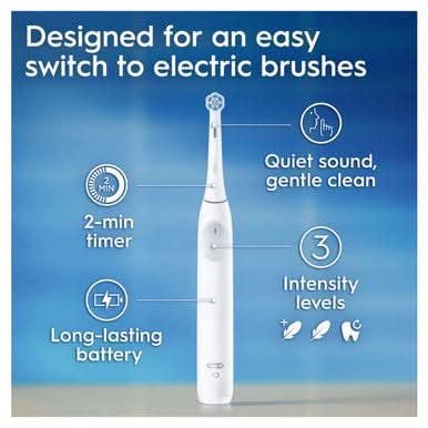 Oral-B iO2 White Electric Toothbrush + Travel Case