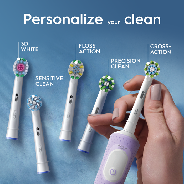 Oral-B Vitality Pro Electric Toothbrush Lilac + Extra Brush Head