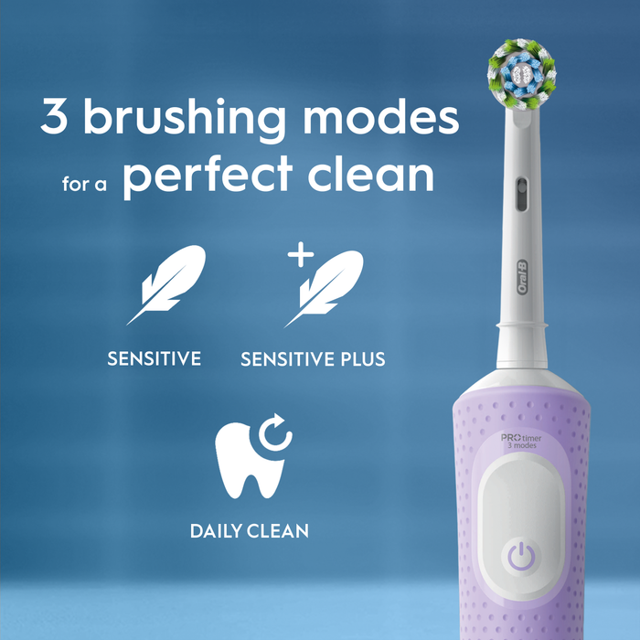 Oral-B Vitality Pro Electric Toothbrush Lilac + Extra Brush Head