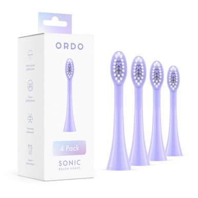 Ordo Sonic Brush Heads - Violet - 4 Pack