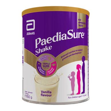 Paediasure Shake Powder Vanilla Flavour Multivitamin Drink for Kids 850g