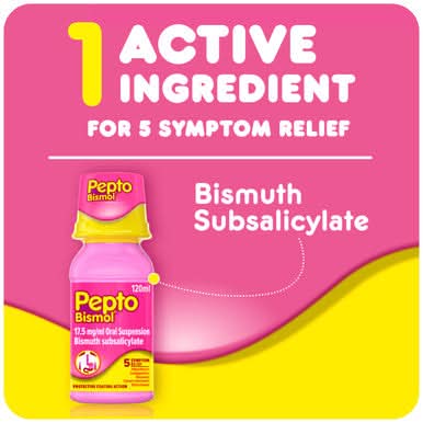 Pepto Bismol Stomach Remedy Liquid Original Flavor 240ML