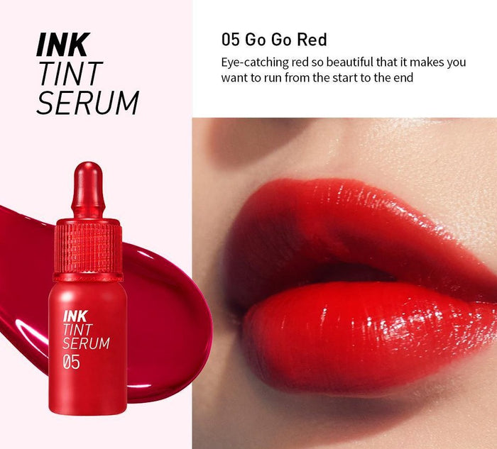 Peripera Ink Tint Serum asian authentic genuine original korean skincare montreal toronto canada thekshop thekshop.ca natural organic vegan cruelty-free cosmetics kbeauty vancouver free shipping  05_Go Go Red