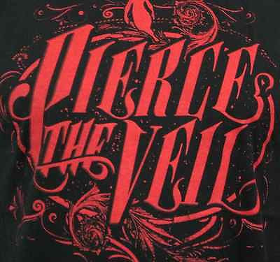 PIERCE THE VEIL (Logo Black) Men's Slim Fit T-Shirt