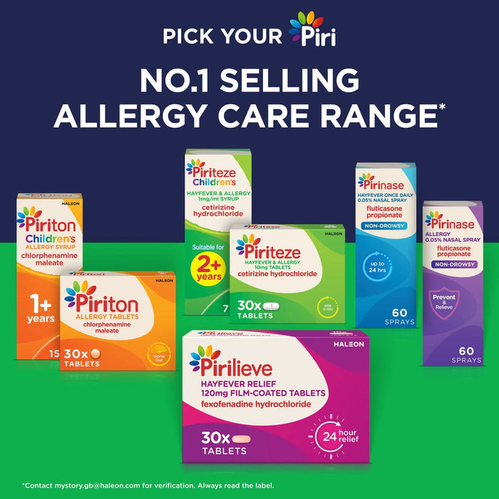 Piriteze Once A Day Allergy Syrup 70ml