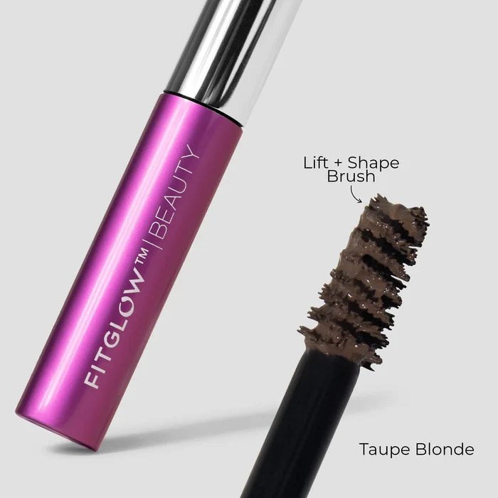 Fitglow Beauty | PLANT PROTEIN BROW GEL TAUPE BLONDE