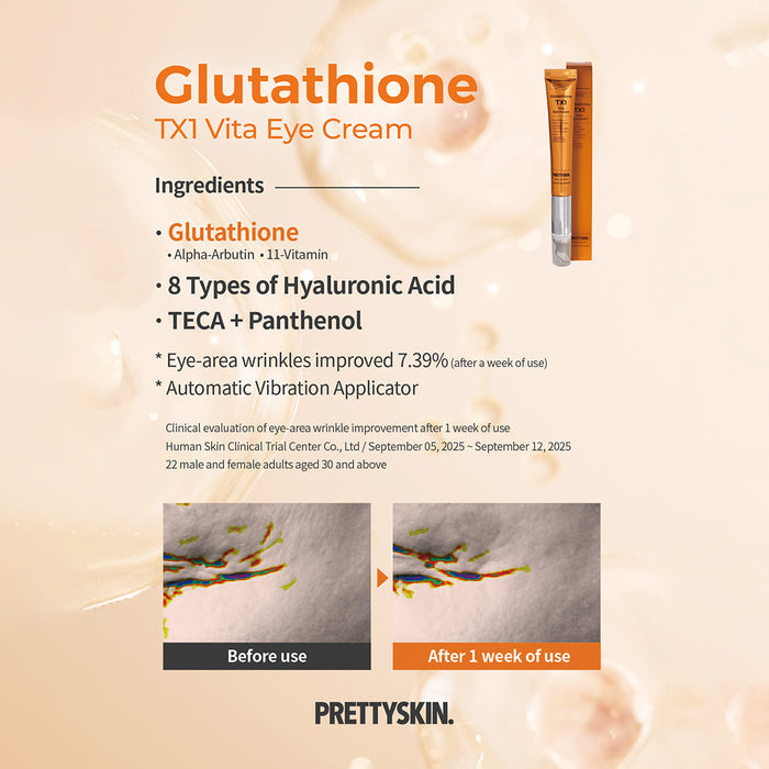 Prettyskin Glutathione Tx1 Vita Eye Cream 20G