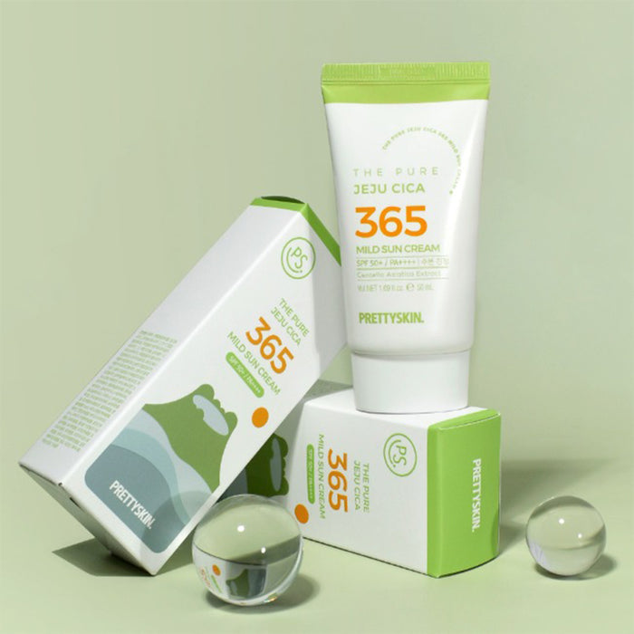 Prettyskin The Pure Jeju Cica 365 Mild Sun Cream 50ml