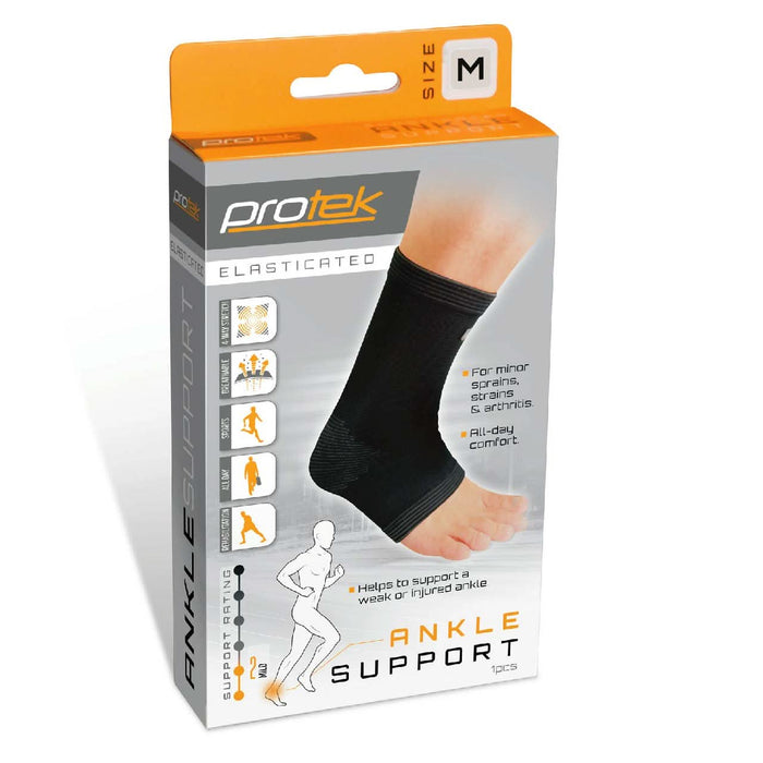 Protek Elasticated Ankle Support - Medium