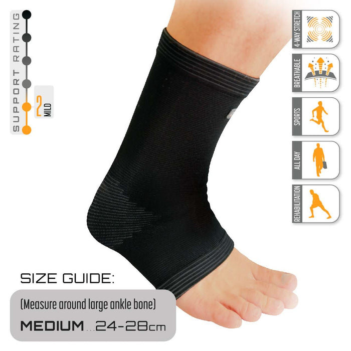 Protek Elasticated Ankle Support - Medium