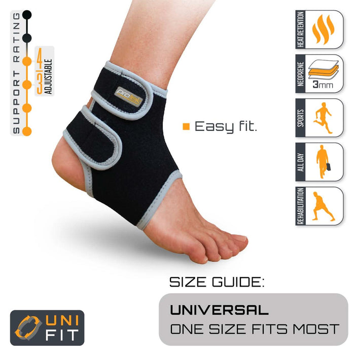Protek Neoprene Ankle Support - One Size