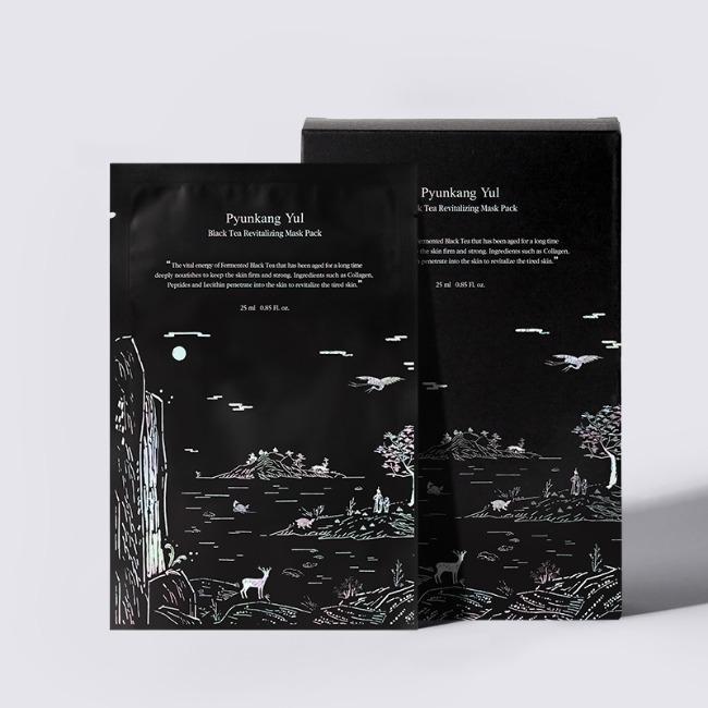 [PyunkangYul] Black Tea Revitalizing Mask Pack Set 25ml x 10 pcs-PyunkangYul-Luxiface