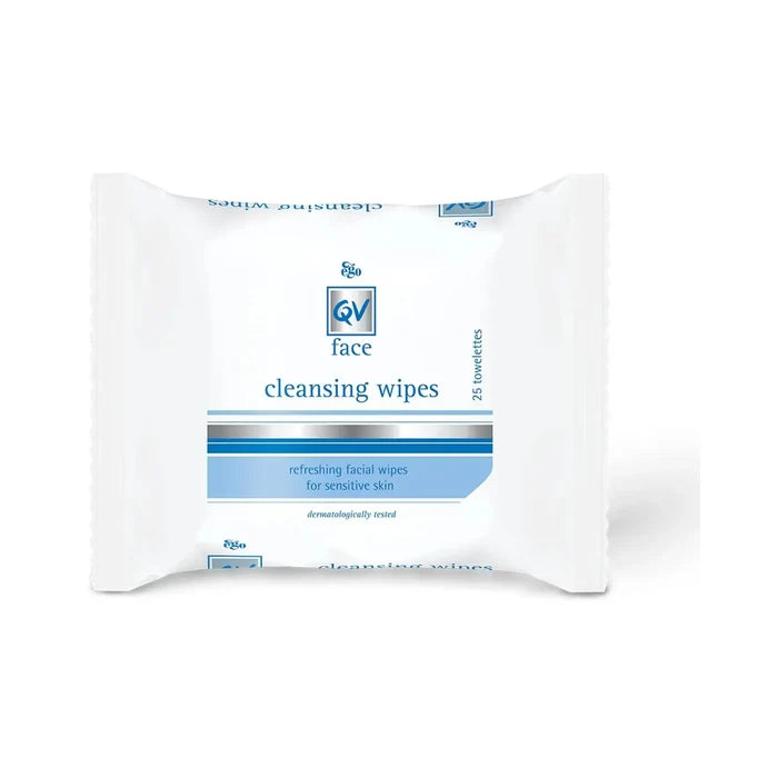QV Face Cleansing & Toning wipes 25pcs Ego QV