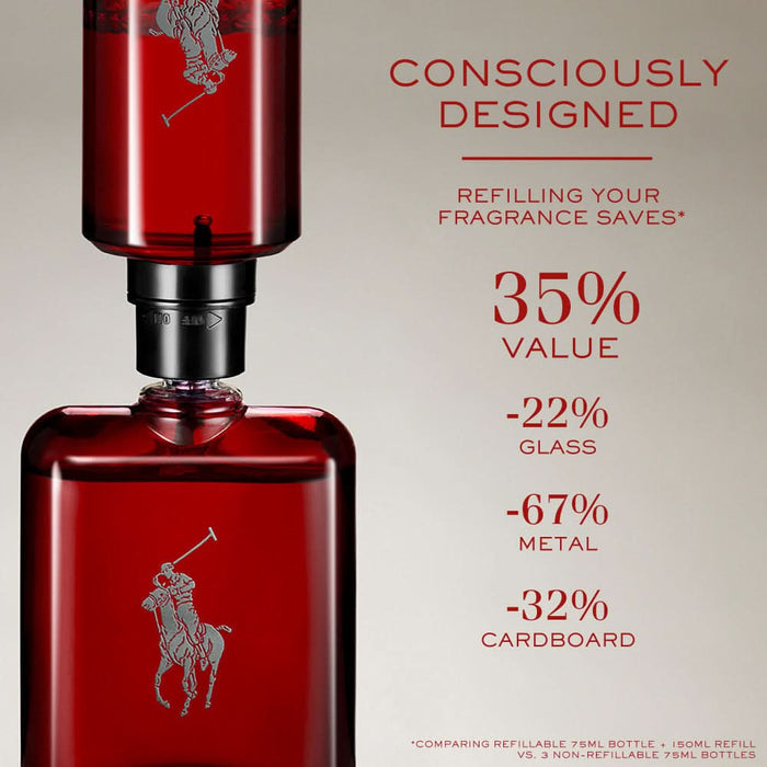 Ralph Lauren Polo Red Parfum 150ml Refill