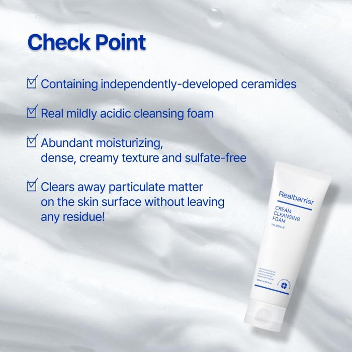 Real barrier Cream Cleansing Foam 220ml / 7.43 fl. oz.