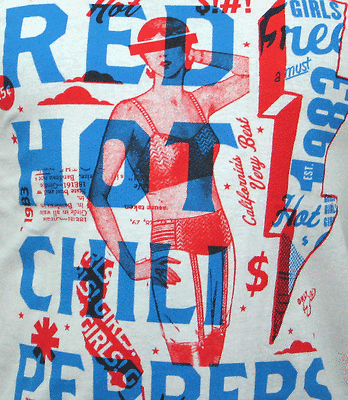 RED HOT CHILI PEPPERS (Multiply) Men's T-Shirt
