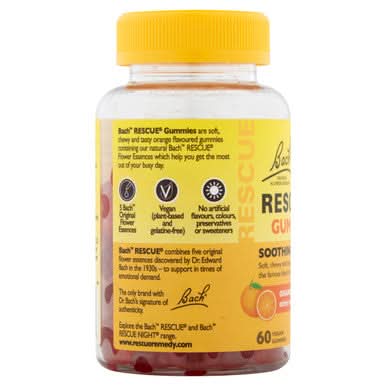Rescue Remedy Day Gummies Orange Flavour 60 gummies