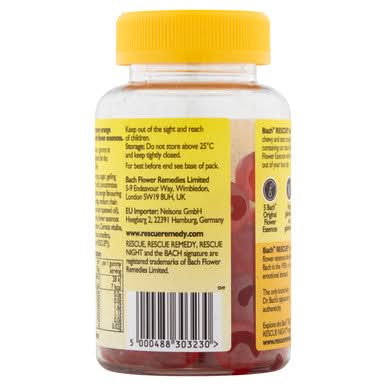 Rescue Remedy Day Gummies Orange Flavour 60 gummies