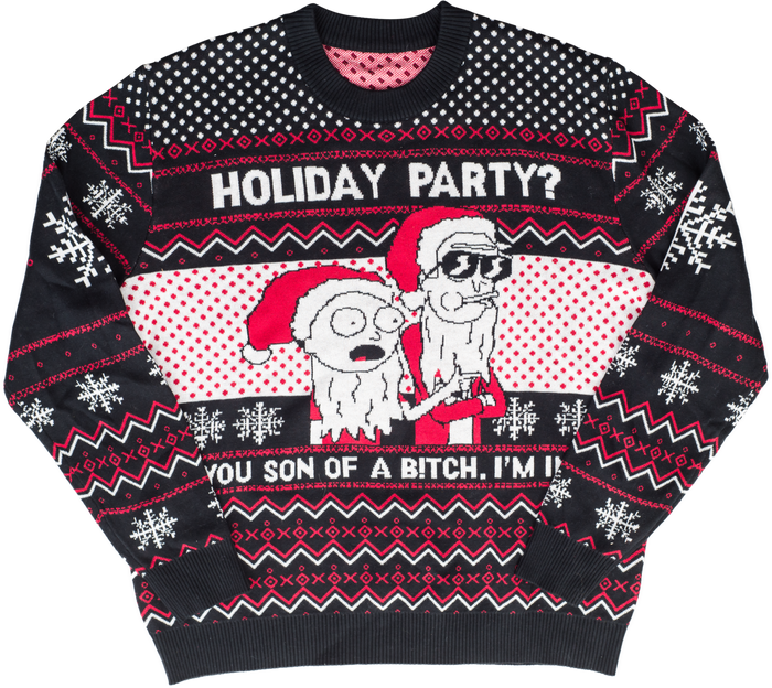 Rick and Morty Son of a B Sweater