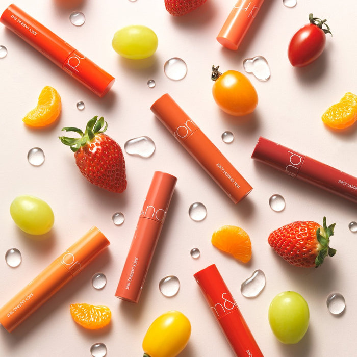 rom&nd Juicy Lasting Tint asian authentic genuine original korean skincare montreal toronto canada thekshop thekshop.ca natural organic vegan cruelty-free cosmetics kbeauty vancouver free shipping makeup lip tint romand